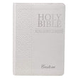 Load image into Gallery viewer, Personalized KJV SMALL Compact Pocket Edition Bible LuxLeather White
