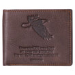 Load image into Gallery viewer, Wings Like Eagles Isaiah 40:31 Dark Brown Genuine Leather Wallet
