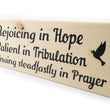 Load image into Gallery viewer, Continuing Steadfastly In Prayer Wood Decor
