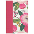 Load image into Gallery viewer, Personalized NKJV Woman&#39;s Study Bible Red Letter Cloth Over Board Pink Floral
