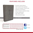 Load image into Gallery viewer, Personalized NKJV Deluxe Gift Gray Bible Leathersoft Comfort Print
