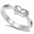 Load image into Gallery viewer, Be Still Psalm 46:10 - Women&#39;s Heart &amp; Soul Ring
