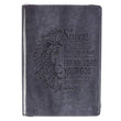 Load image into Gallery viewer, Be Strong &amp; Courageous Joshua 1:9 LuxLeather Journal
